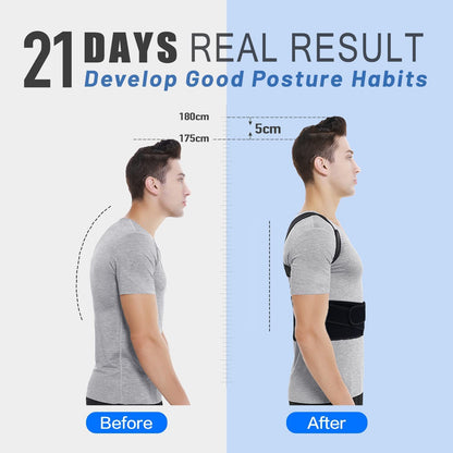 Adjustable Back Posture Corrector/ Relieve Pain Belt Women Men